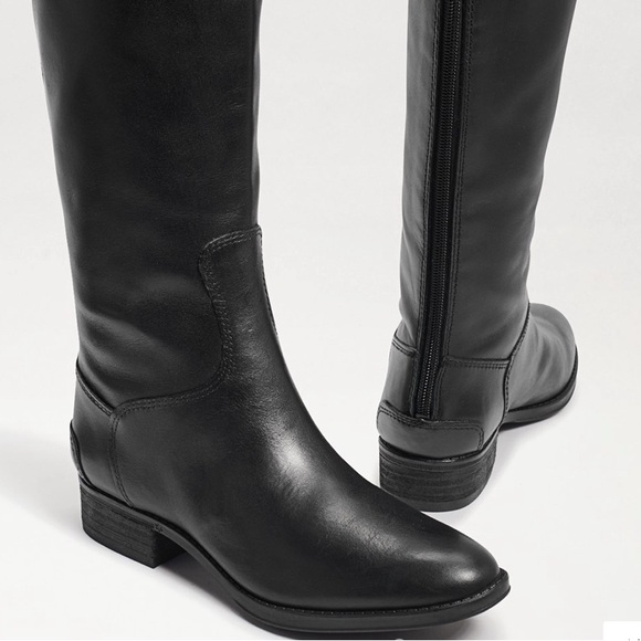 SAM EDELMAN • Penny Tall Leather Riding Boots • Women’s - Picture 3 of 16